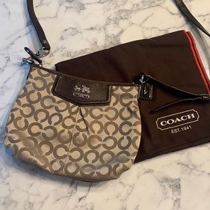 Coach Signature Canvas and Leather Crossbody Bag